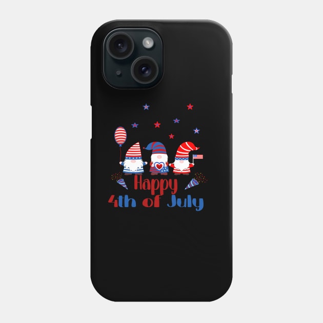 Happy 4th of July Phone Case by Roberto C Briseno