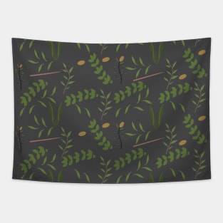 Dainti Floral Botanical Print Tapestry