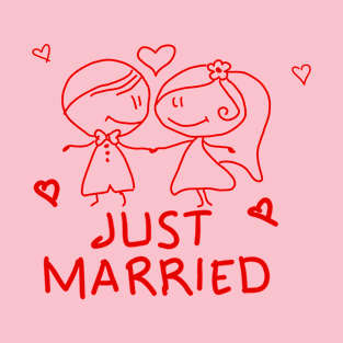 Just married T-Shirt