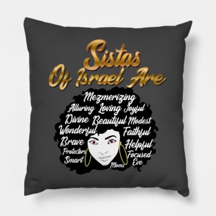 Sistas of Israel | African American Women| Sons of Thunder Pillow