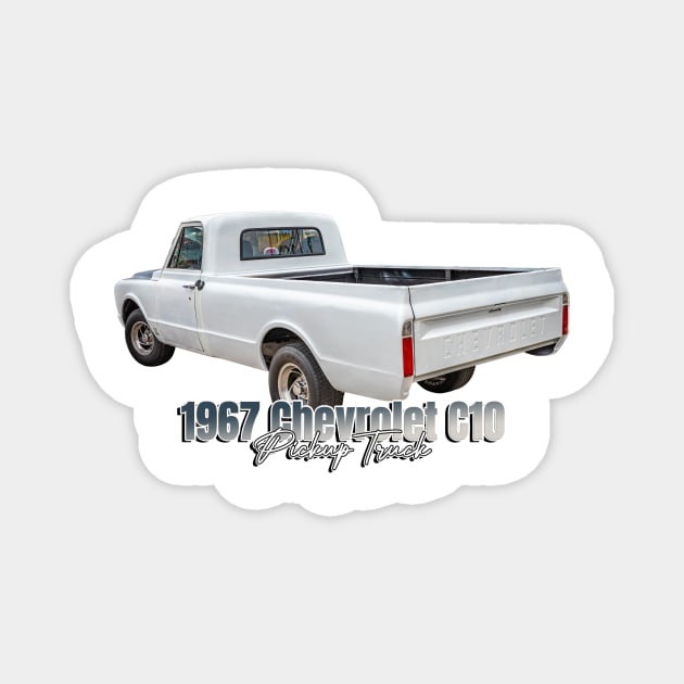 1967 Chevrolet C10 Pickup Truck Magnet by Gestalt Imagery