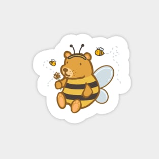 Maurice The Bear - Bee Suit Magnet