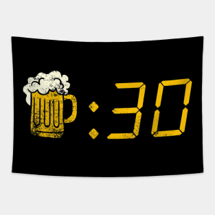 Beer Thirty. Funny Drinking Or Getting Drunk Shirt Tapestry