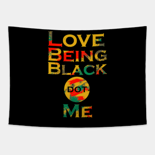 LoveBeingBlack dot Me (Horizontal) Tapestry