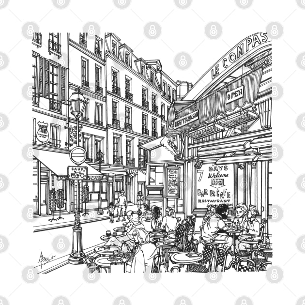 Paris Cafe by valery in the gallery