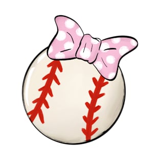 bow and baseball T-Shirt