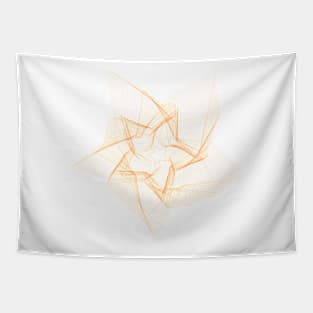 Stars stars pattern orange Tapestry