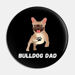 Bulldog Dad Pin