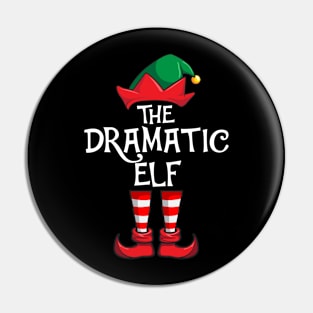 Dramatic Elf Matching Family Christmas Pin