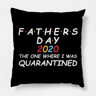 Quarantined Father's Day, Father's Day Gift, Father's Day in quarantine, New Dad, Father Daughter Son Pillow