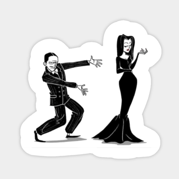 Gomez And Morticia Gomez And Morticia Sticker Teepublic