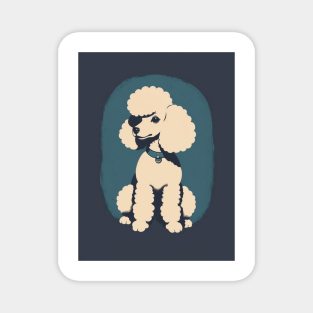 Poodle Dog 2 - Japanese Old Vintage Magnet