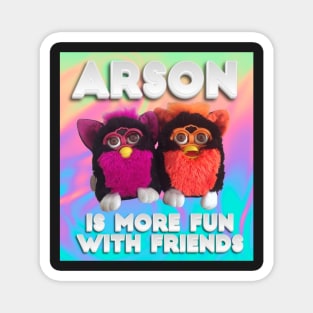 Furby - Arson w Friends Magnet