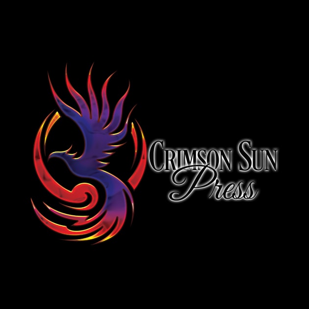Crimson Sun Press Logo Shirt by KimbraSwain