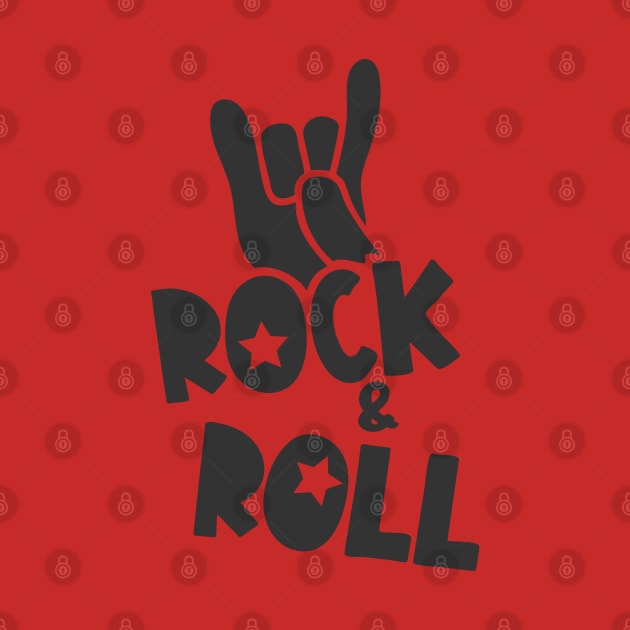 Rock Hand - Rock and Roll by Merilinwitch