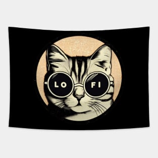 hop-hop vintage cat Tapestry