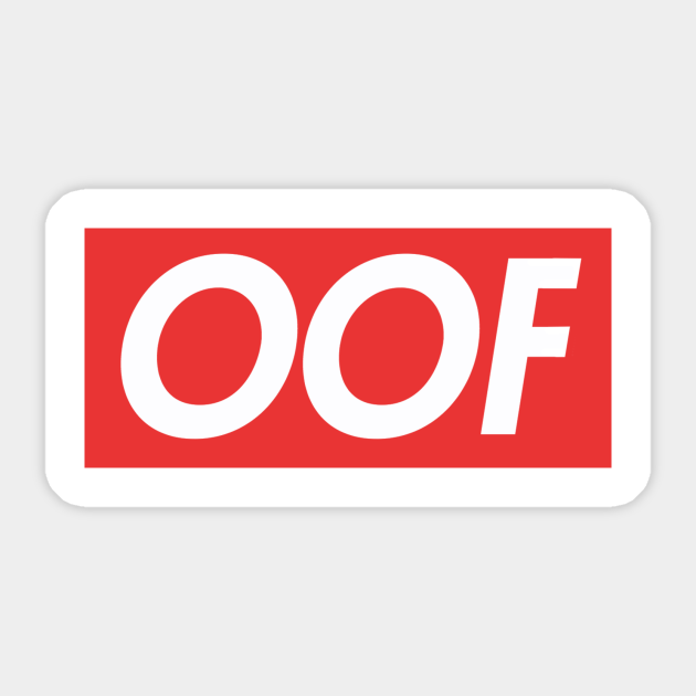 52y Tvgz2p S3m - roblox oof noob head oof sticker teepublic