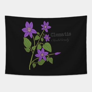 Clematis (mental beauty) Tapestry