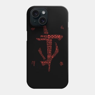 Eternal Slayer (Shapecloud with background) Phone Case