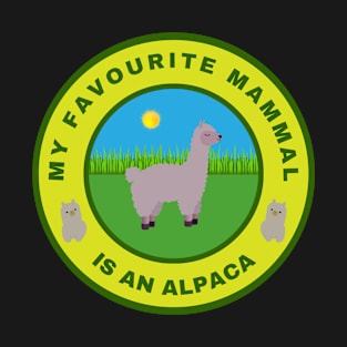 My favourite mammal is an Alpaca T-Shirt