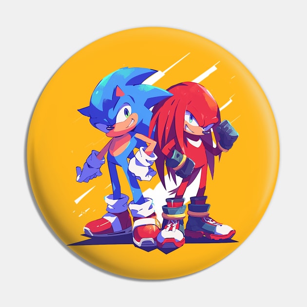 sonic and knuckles Pin by StevenBag