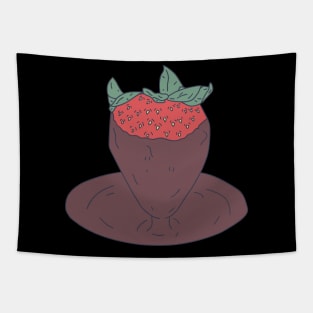 Chocolate Dip - Strawberry - Drunken Berries Tapestry