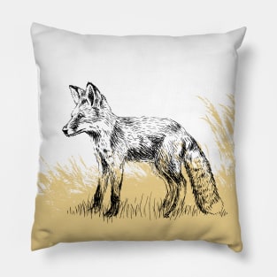 Fox print Pillow