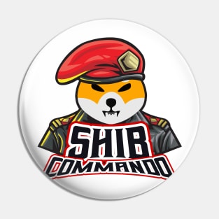 SHIB Commando Crypto Pin