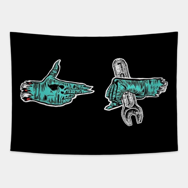 run the jewels Tapestry by tostsandstudio