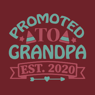 promoted to grandpa est. T-Shirt