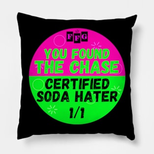 Certified Soda Hater Pillow