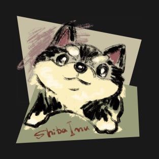Shiba Inu Sketch T-Shirt