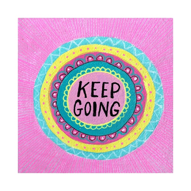 Keep Going Mandala by MyCraftyNell