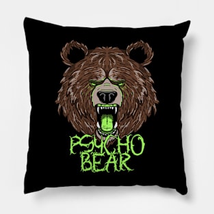 PSYCHO BEAR Pillow