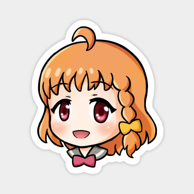 Aqours chibi - Chika Magnet by koomalaama