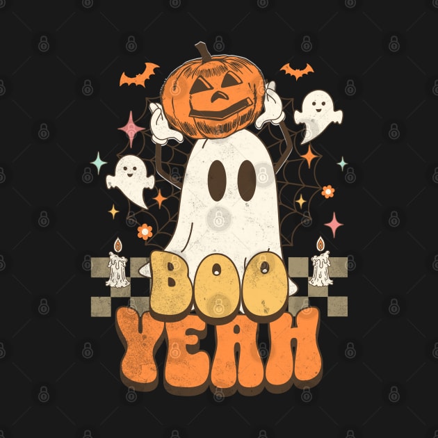 Boo Yeah Halloween Ghost by alcoshirts