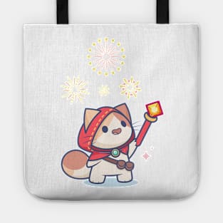Tiny Fire Mage Kitty Tote