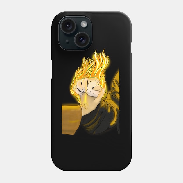 Love Burns Phone Case by DeathTheKat