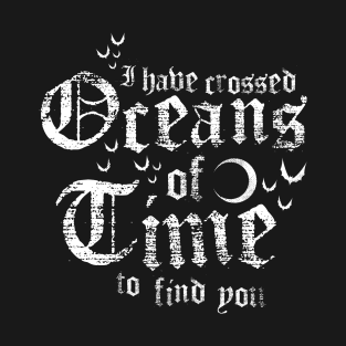 Oceans of Time - Vampire - Vintage Distressed Gothic Horror T-Shirt