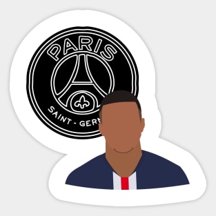 Sticker Football PSG Kylian Mbappé 2 - ref.d20443