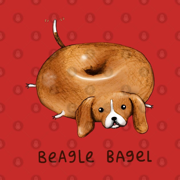 Beagle Bagel by GalaxyArt