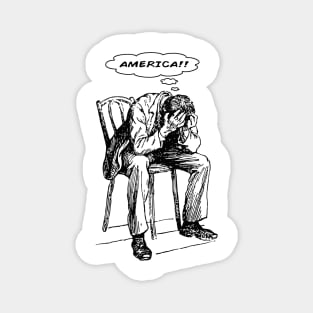 America (despair) Magnet