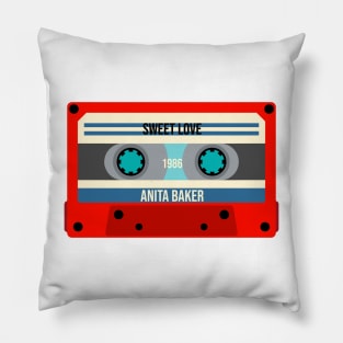 Anita Baker Classic Cassette Tape Pillow