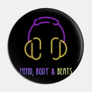 Mind Body & Beats music Pin