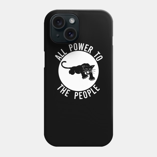 VINTAGE BLACK PANTHER LOGO Phone Case by smilingnoodles