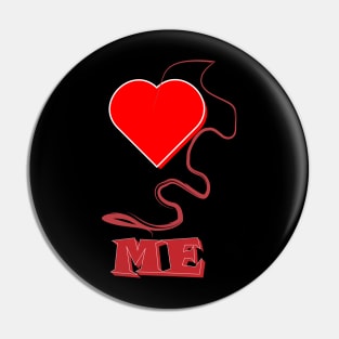 Road To Happiness Me And Your Heart Pin