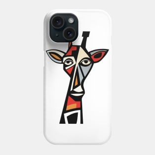 Picasso-Inspired Giraffe: Artistic Abstraction Phone Case