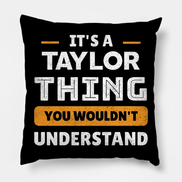 It's taylor thing - Vintage Pillow by 404pageNotfound