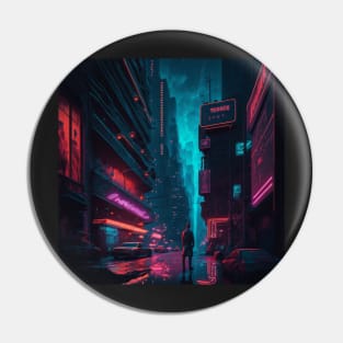 Alone in dark alley Pin