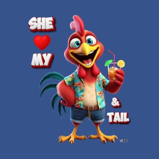 She Luvs my Cock & Tail by focusln T-Shirt